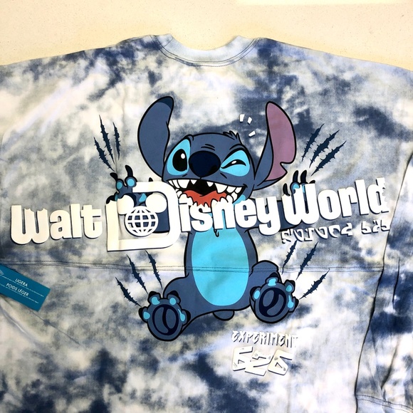 2021 Disney Parks Stitch Experiment 626 Walt Disney World Spirit Jersey LARGE - Picture 2 of 3